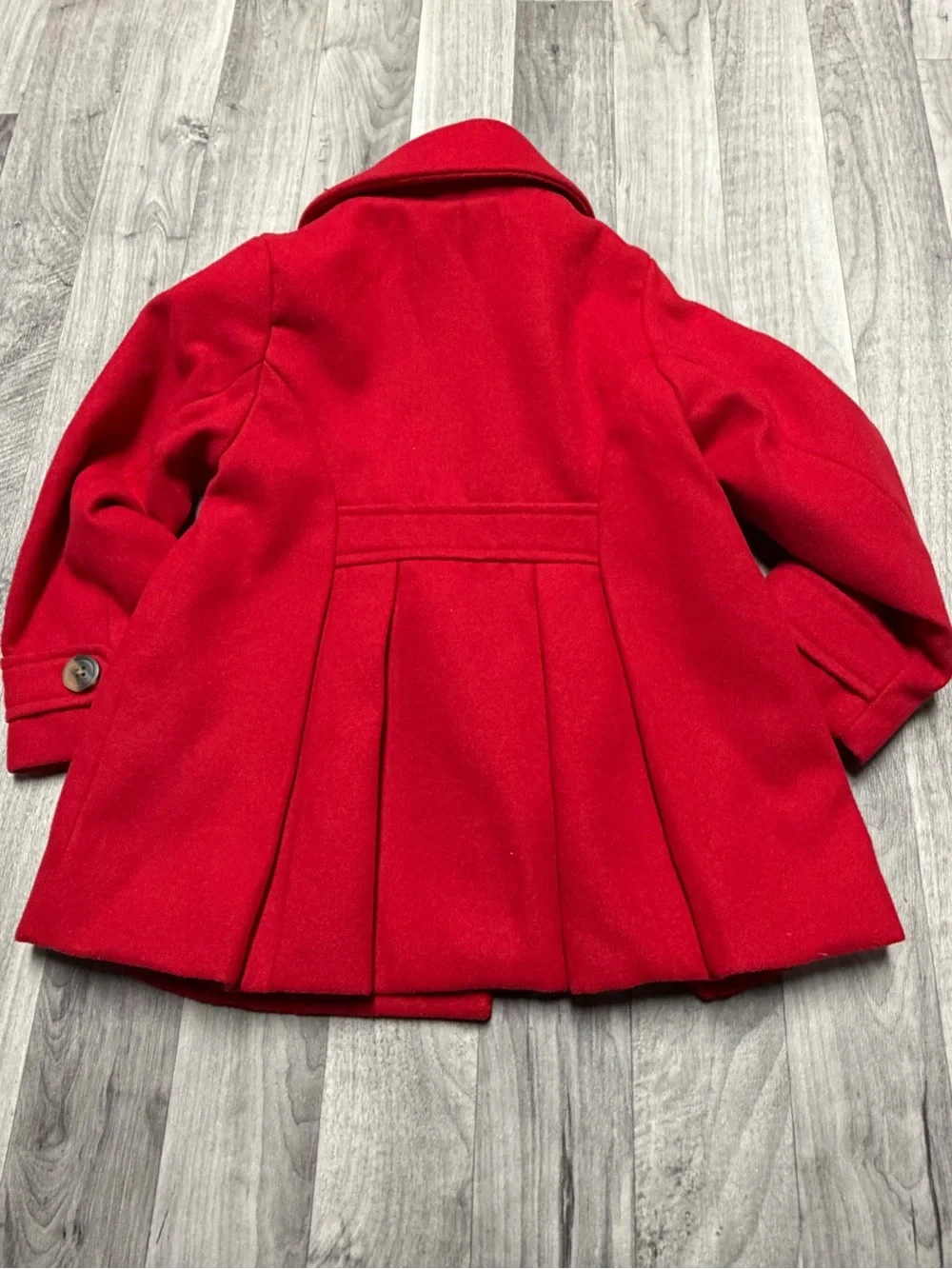 Old Navy Red Double-Breasted Pea Coat for Kids